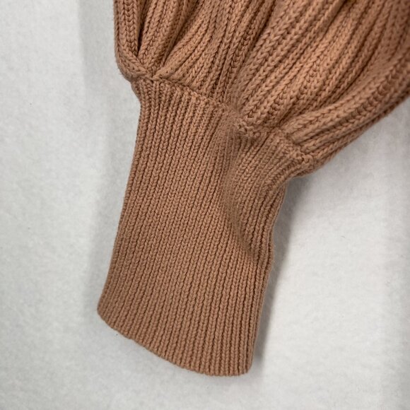 Lush Chunky Cable Knit Sweater Oversized Blush Pink Coquette Women's Small - Picture 6 of 6